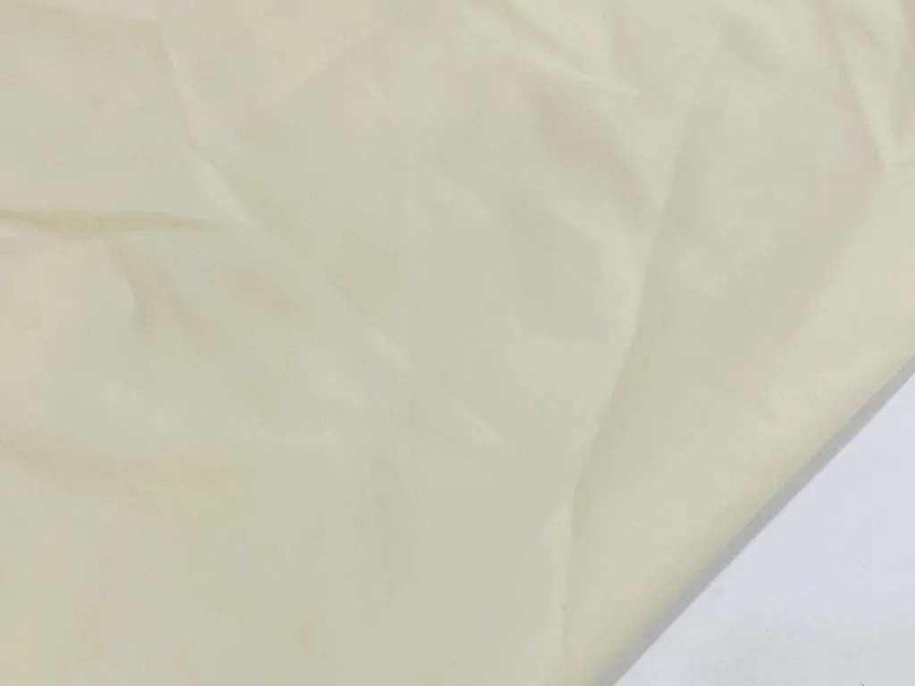 Off White Plain Polyester Fabric (Wholesale)
