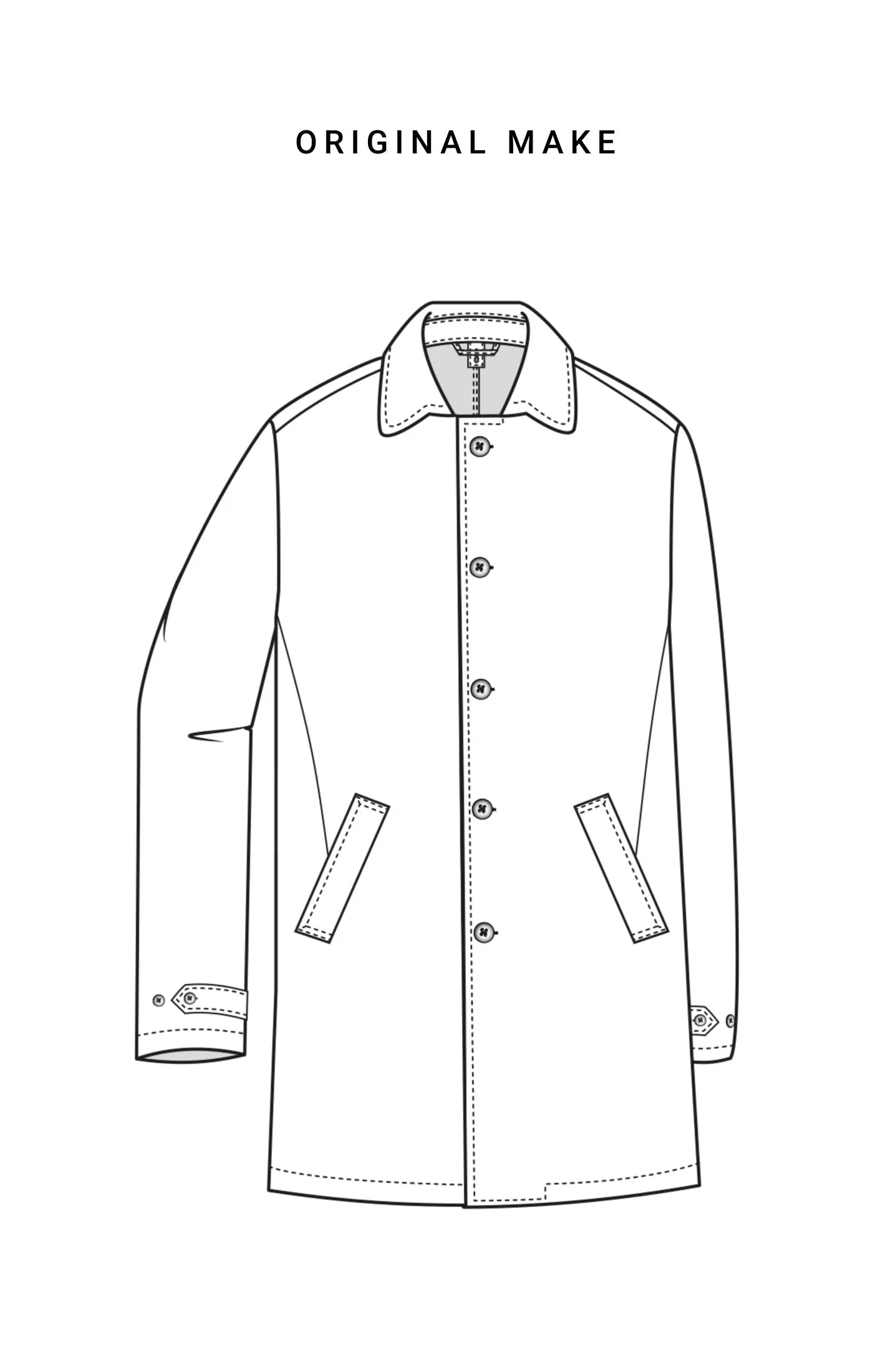 Olmetex Sand Coated Cotton Blend Twill Unconstructed Windbreaker