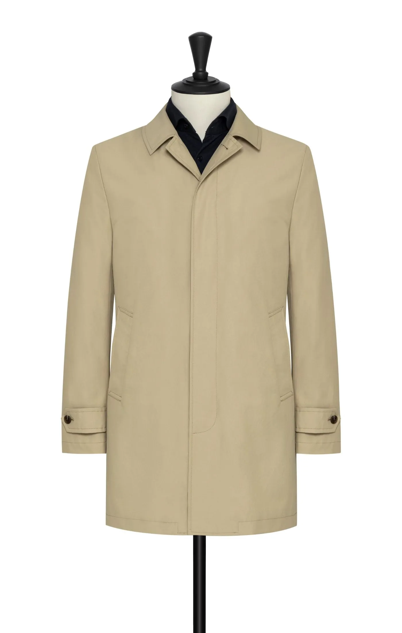 Olmetex Sand Coated Cotton Blend Twill Unconstructed Windbreaker