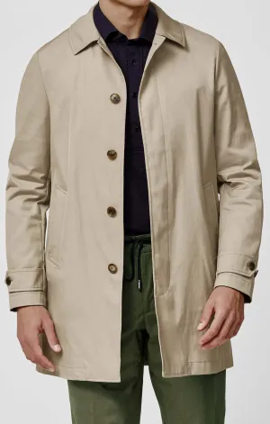 Olmetex Taupe Lightweight Bonded Water-Repellent Technical Windbreaker