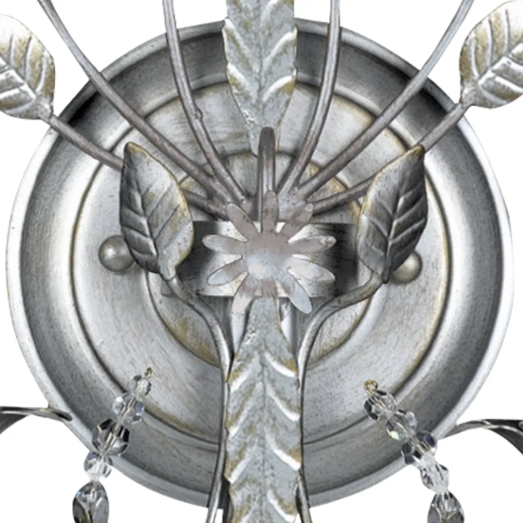 Paris Market 2 Light Silver Leaf Sconce