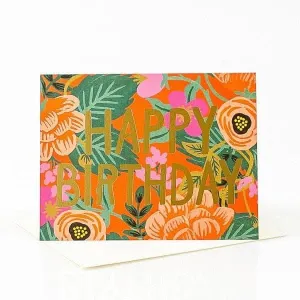 Poppy Happy Birthday Card