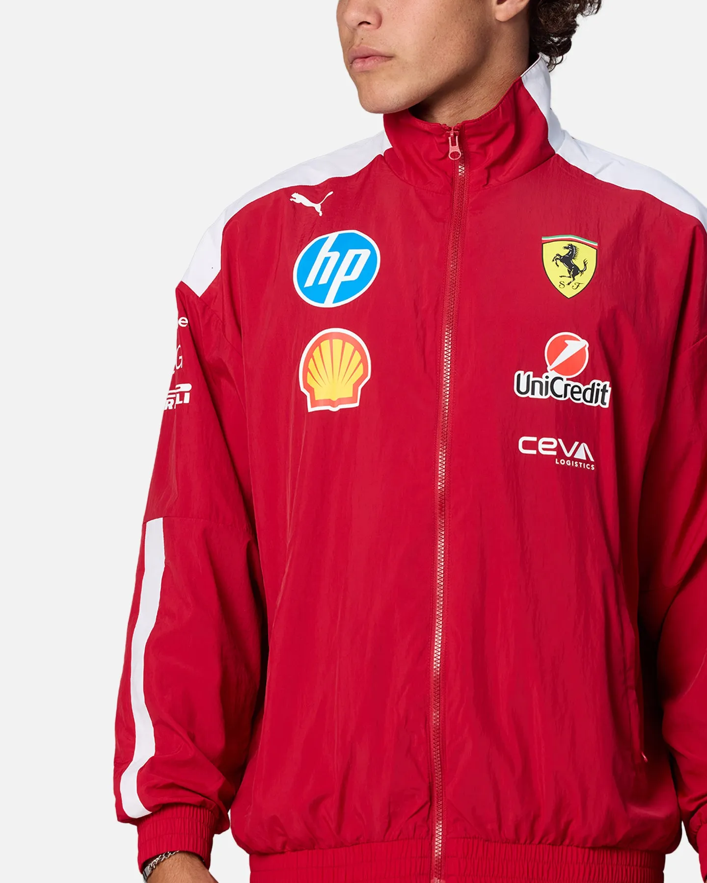 Puma X Scuderia Ferrari Drivers T7 Oversized Jacket Cherry