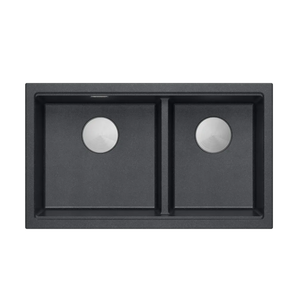 Quadron Logan 120 Black, topmount or undermount sink