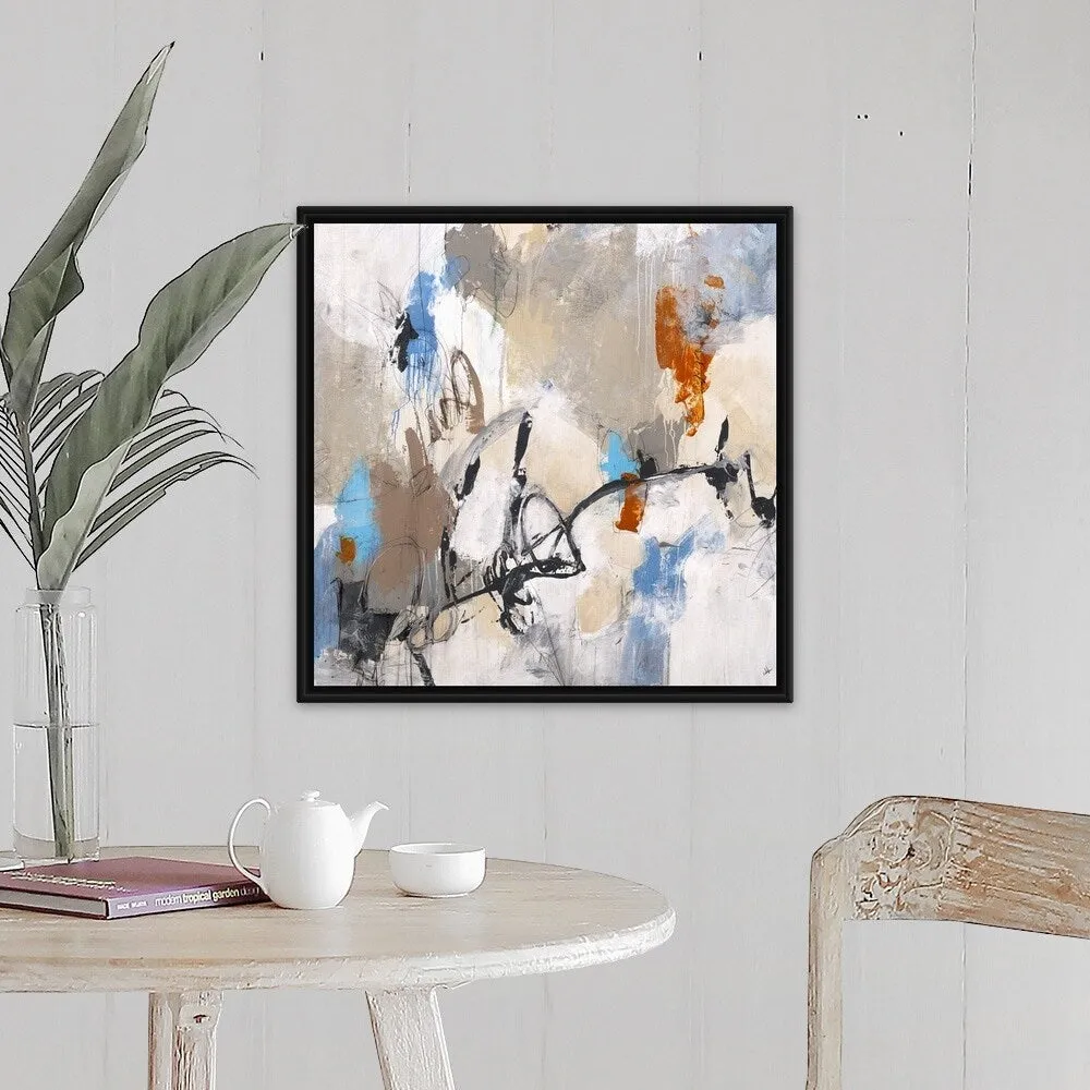 "Absolute Achievement" Black Float Frame Canvas Art