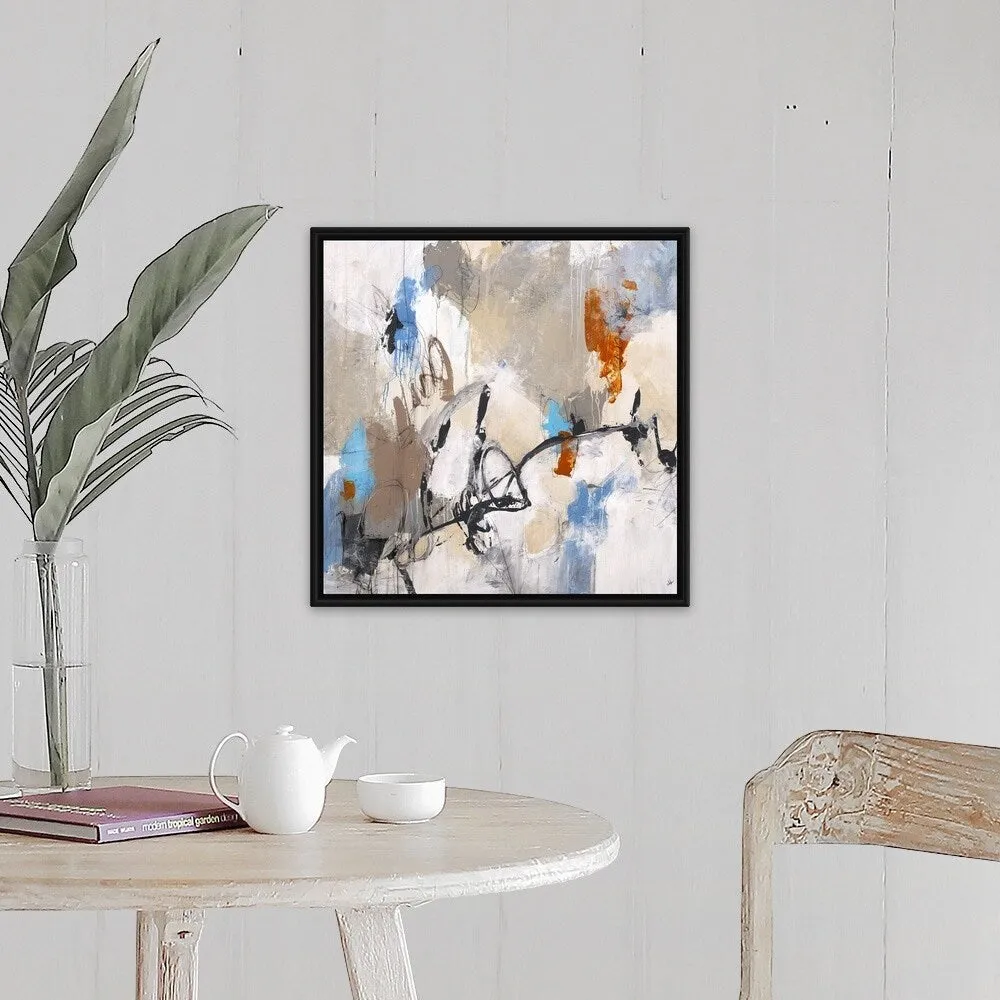 "Absolute Achievement" Black Float Frame Canvas Art