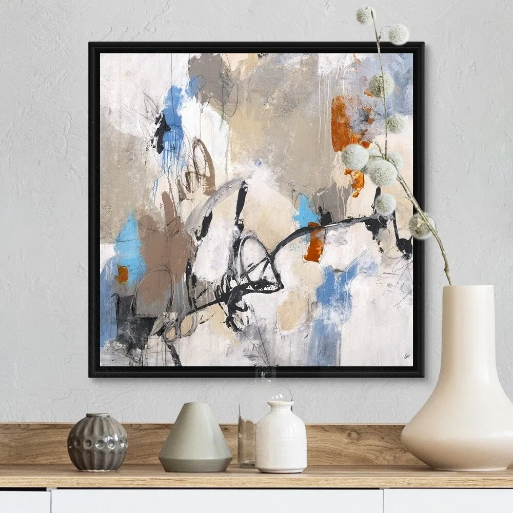 "Absolute Achievement" Black Float Frame Canvas Art