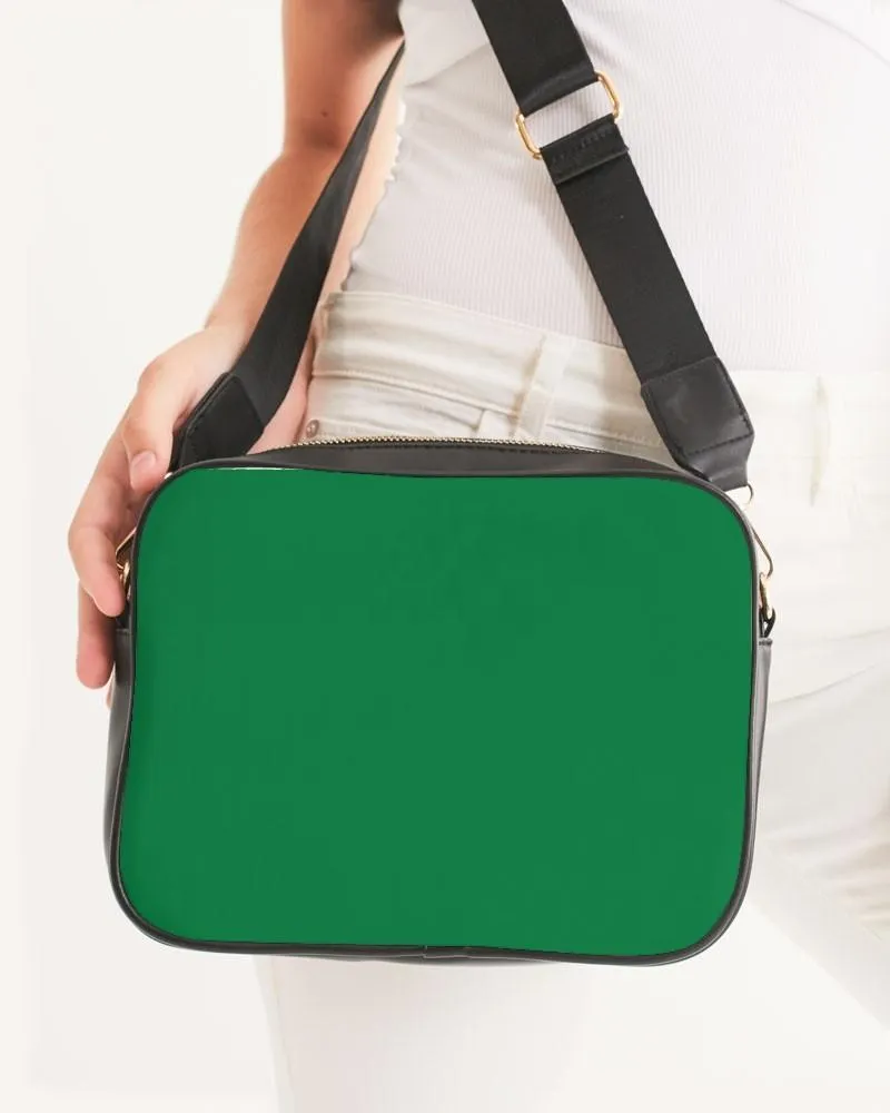 Shaded Green Crossbody Bag | C100M0Y100K30