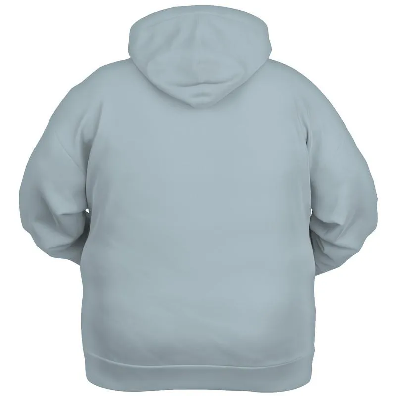 Shaded Pale Cyan Gray Hoodie | Unisex | with PLUS sizes | C10M0Y0K30
