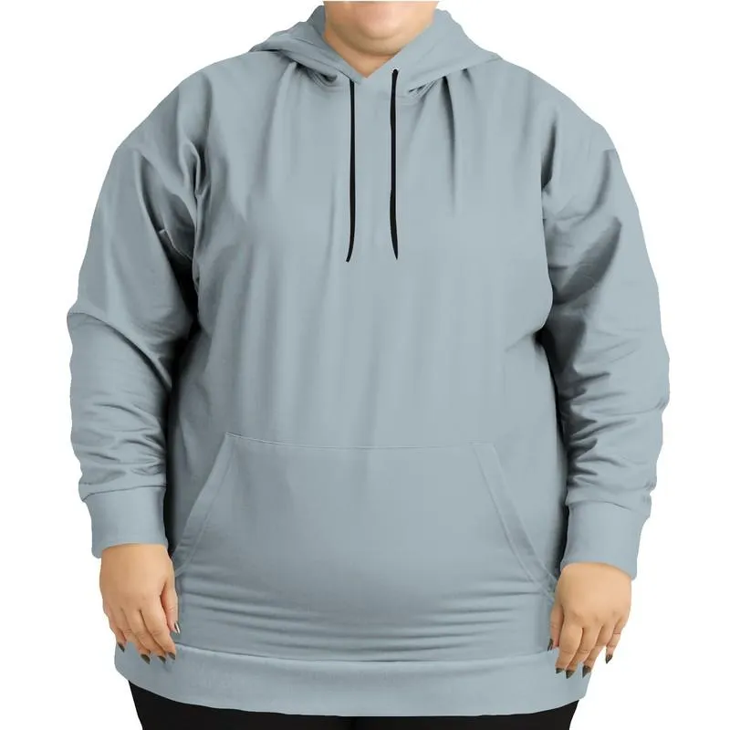 Shaded Pale Cyan Gray Hoodie | Unisex | with PLUS sizes | C10M0Y0K30