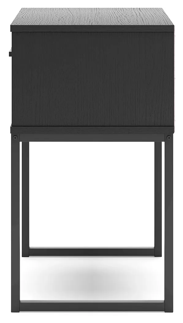 Socalle Full Panel Headboard with Dresser and 2 Nightstands in Black