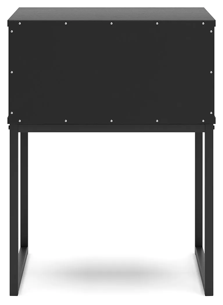 Socalle Full Panel Headboard with Dresser and 2 Nightstands in Black