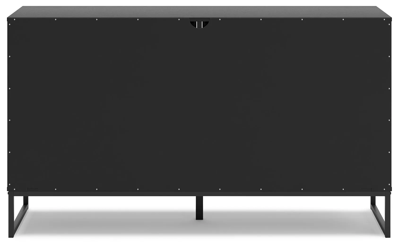Socalle Full Panel Headboard with Dresser and 2 Nightstands in Black