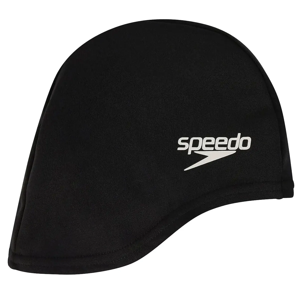 Speedo Polyester Swim Cap - Youth - Black