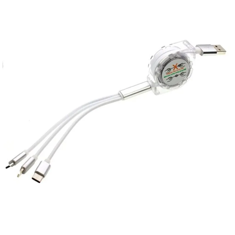 Three in One USB Charging Cable