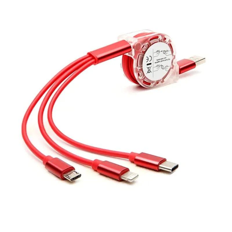 Three in One USB Charging Cable