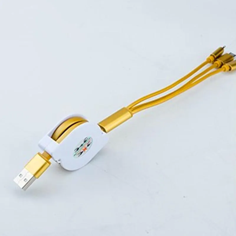 Three in One USB Charging Cable