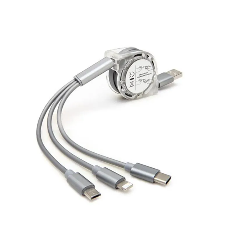 Three in One USB Charging Cable