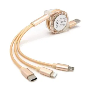 Three in One USB Charging Cable