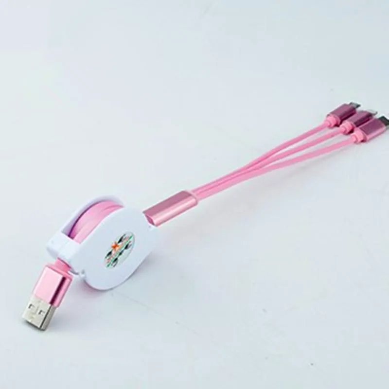 Three in One USB Charging Cable