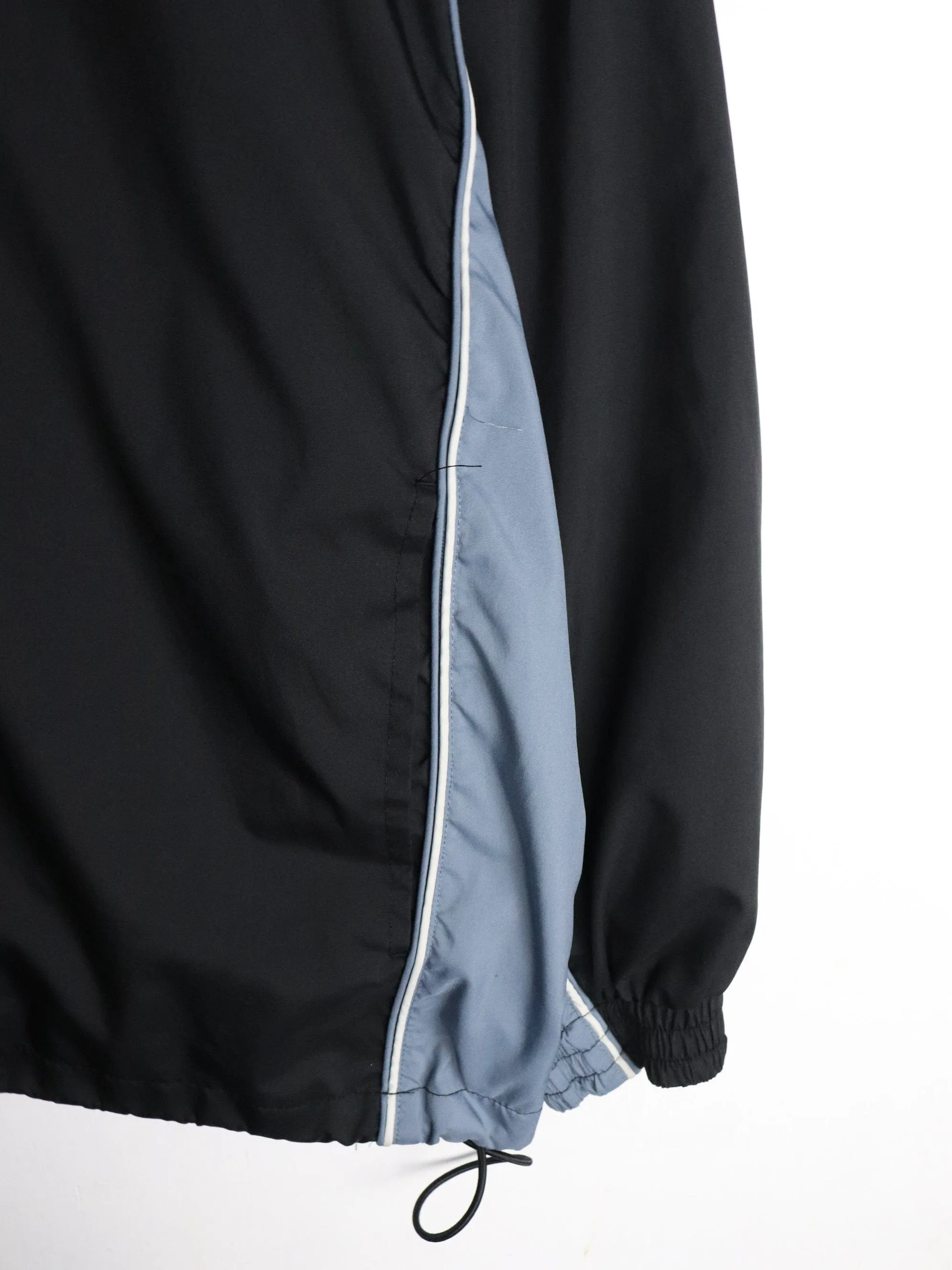 Vintage Fila Windbreaker Mens Large Black Jacket
