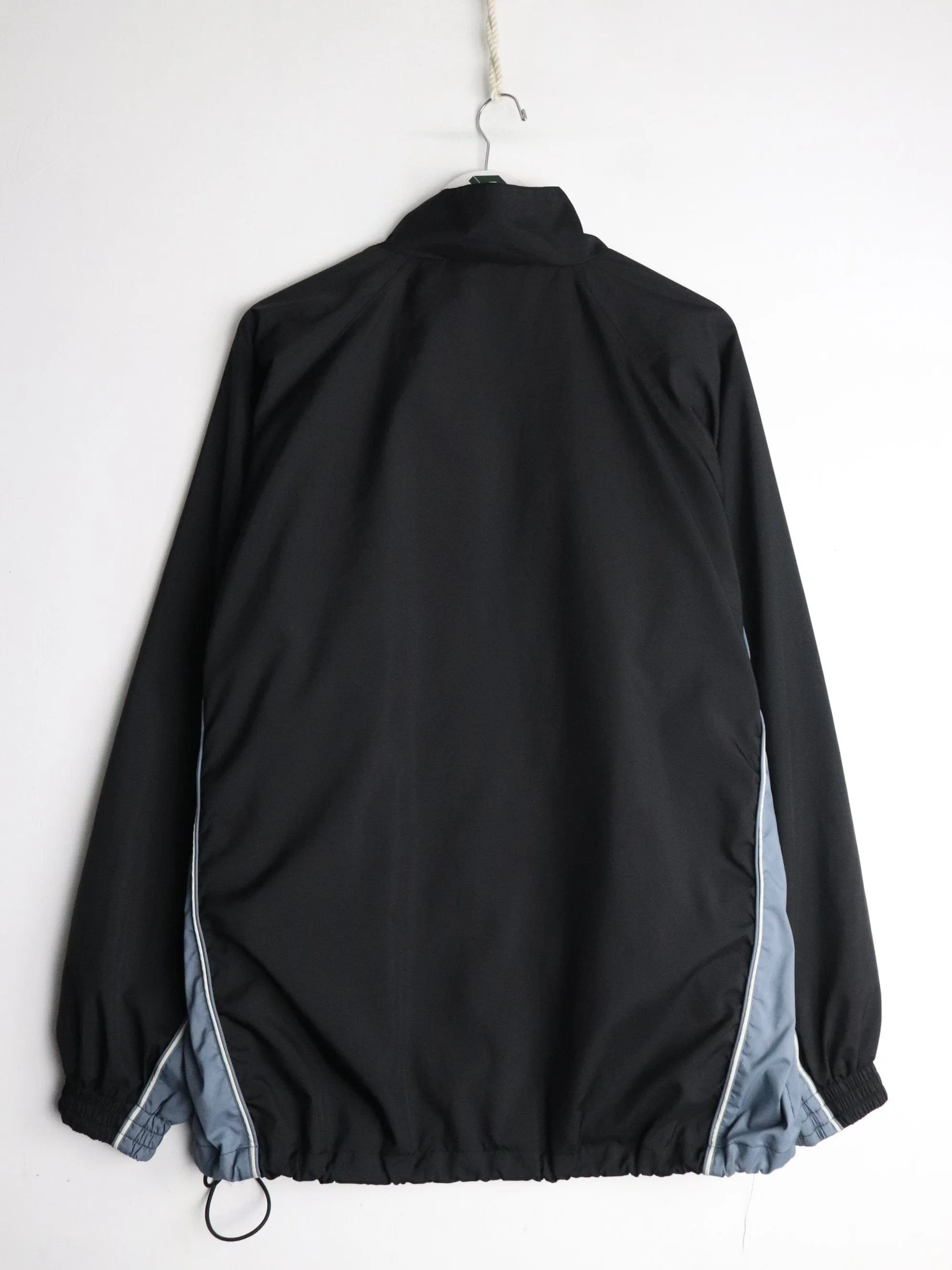 Vintage Fila Windbreaker Mens Large Black Jacket