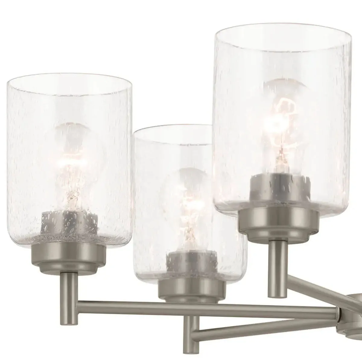Winslow 26" 6-Light Chandelier, Brushed Nickel Finish