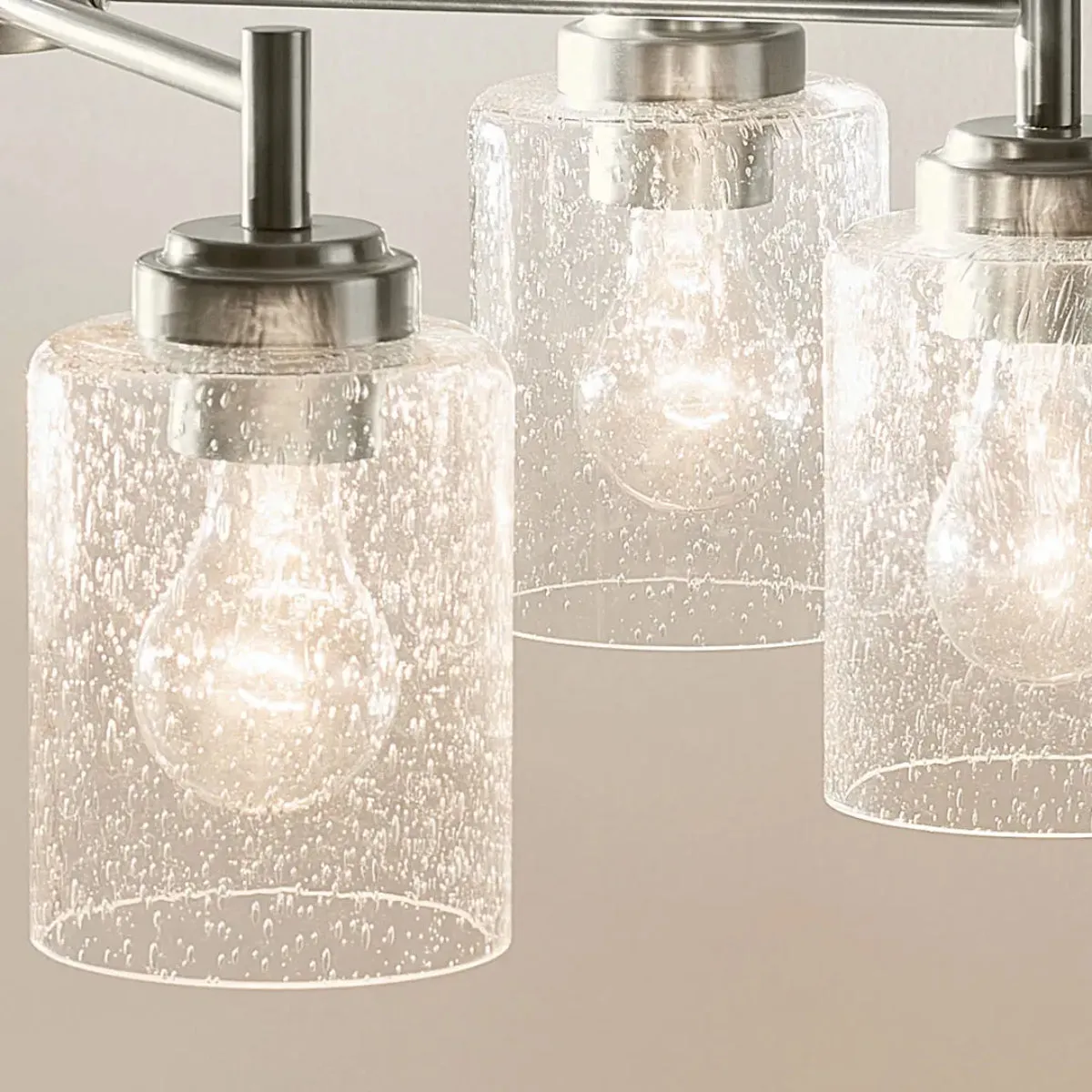 Winslow 26" 6-Light Chandelier, Brushed Nickel Finish
